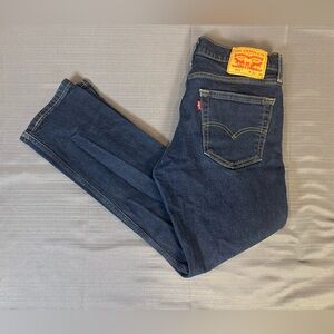 Levi’s 511 Slim Fit Jeans 32x30 Dark Wash Distressed Knee W32 L30